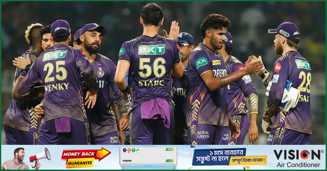 বৃষ্টিতে কপাল পুড়ল গুজরাটের, শীর্ষ দুই নিশ্চিত কলকাতার